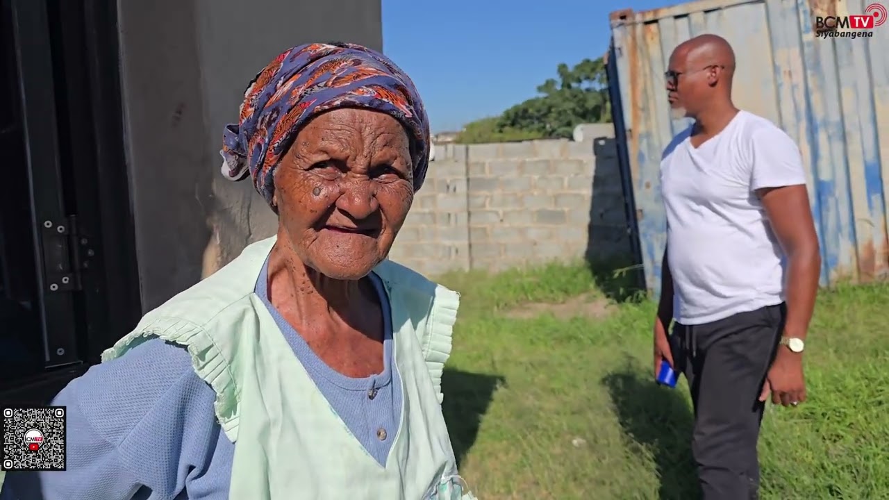 BCMTV : NU2 MDANTSANE GRANNY LIVING IN A YARD FULL OF SEWAGE, PLEASE HELP, MEC MFAZWE