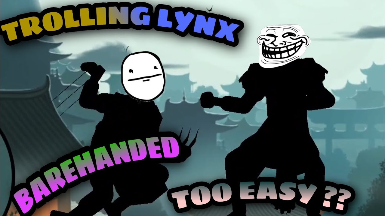 Dancing Lynx in Shadow Fight 2??. Trolling Lynx. #FUNNY MOMENTS 4