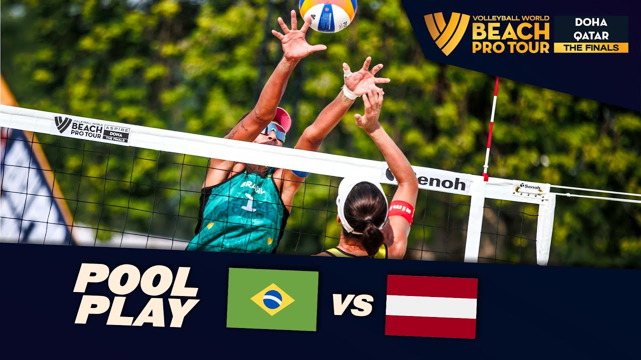 Ana Patrícia/Duda vs. Tina/Anastasija - Day 1 Highlights | Doha Finals 2023 #BeachProTour