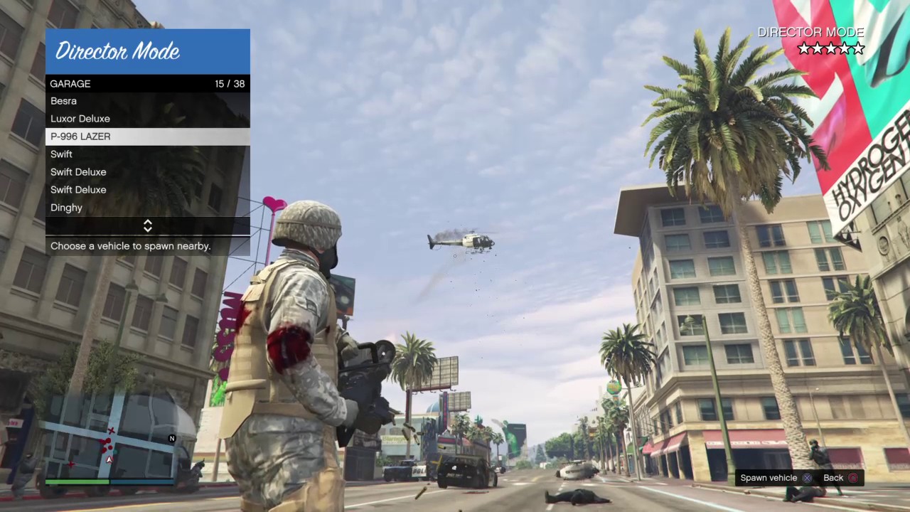 GTA V Director Mode Military Madness!!!!