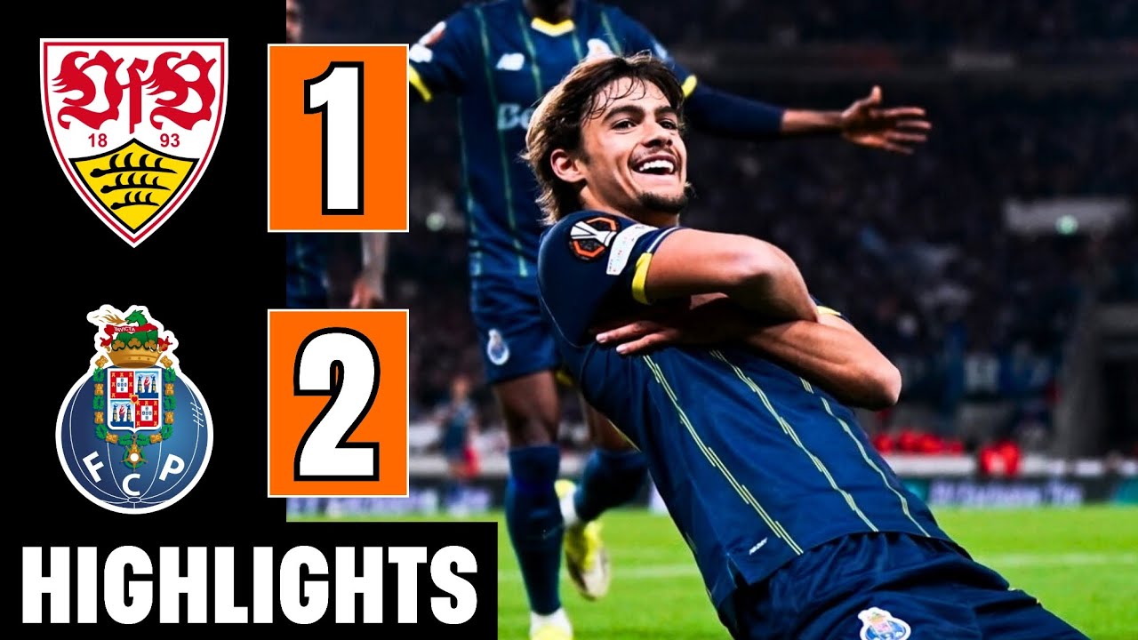 VfB Stuttgart vs Porto 1-2 Resumo | Terem Moffi Goal | EUROPA LEAGUE Highlights | Rodrigo Mora