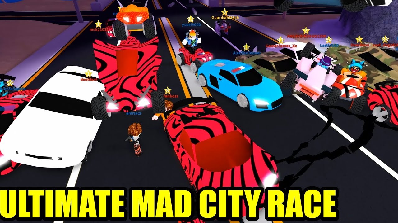ULTIMATE MAD CITY VOLCANO RACE!!! | Roblox Mad City