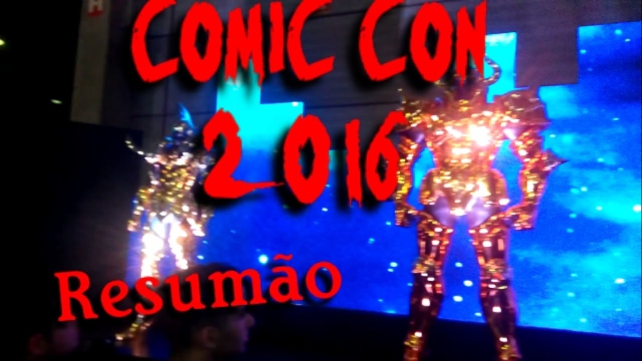 Resumão Comic Con Experience BR, Armaduras de Ouro. Cavaleiros do Zodíaco. Cdz