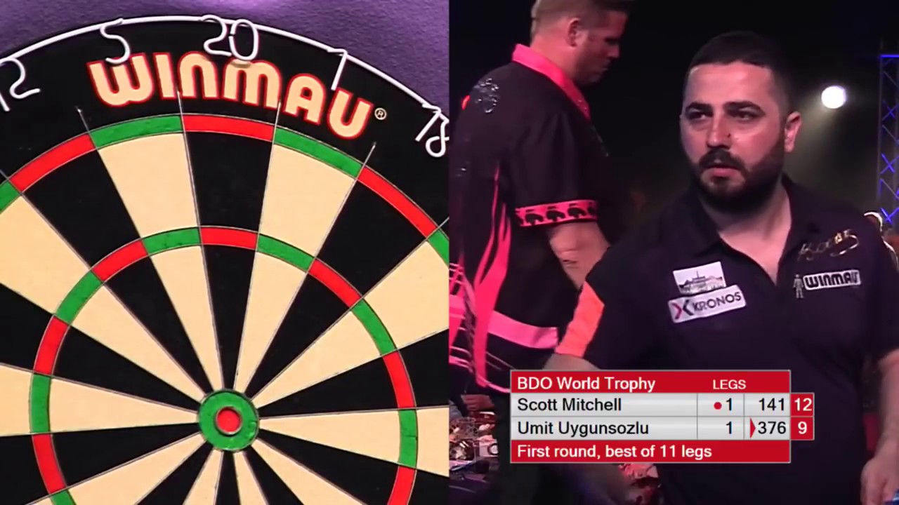 Scott Mitchell vs Umit Uygunsozlu Darts World Trophy 2017 Round 1