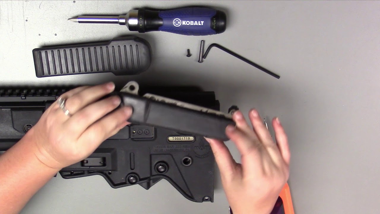 How to install the Manticore Arms Tavor Curved Buttpad