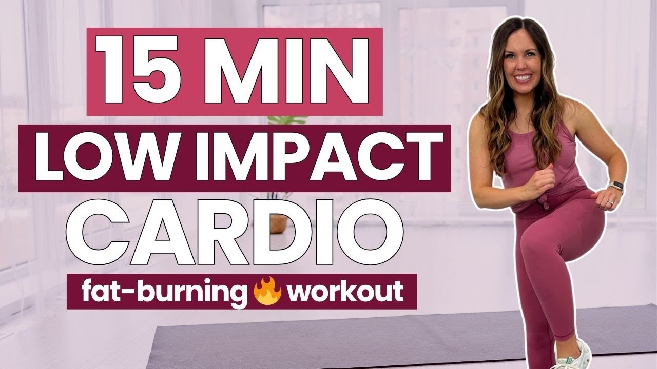 15-min&uuml;tiges LOW IMPACT-Cardio-Workout zum schnellen Fettverbrennen 🔥 Sicher nach der Geburt, kei...