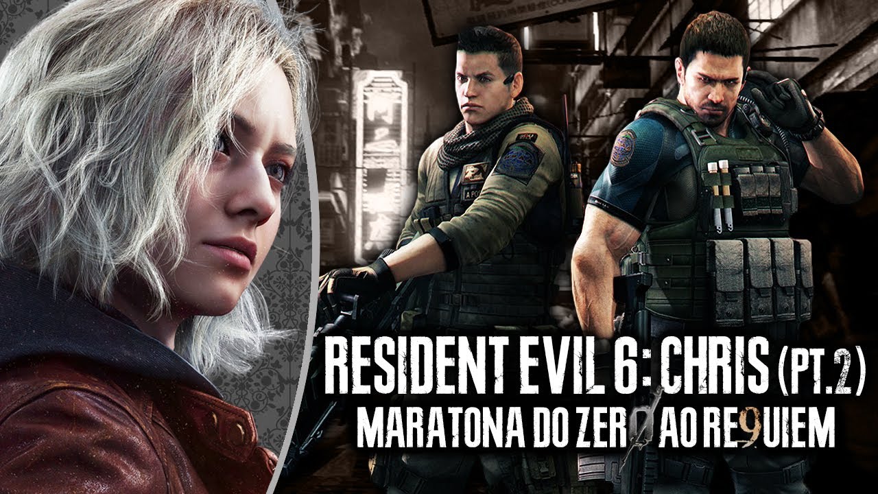 AO VIVO: Jogando RESIDENT EVIL 6 com CHRIS (Parte 2) | MARATONA Resident Evil do ZERO ao REQUIEM