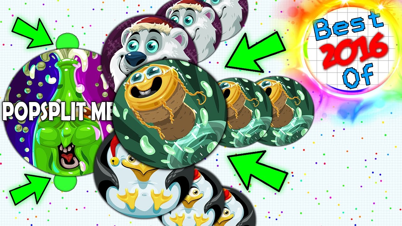 Agar.io - BEST TROLLINGS OF BubbleBALZ 2016?! GREATEST POPSPLITS, PRE-SPLITS, LICKSPLITS In Agar.io