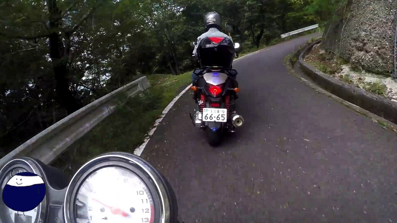 HONDA VTR250とFAZEで石榑峠旧道をツーリング