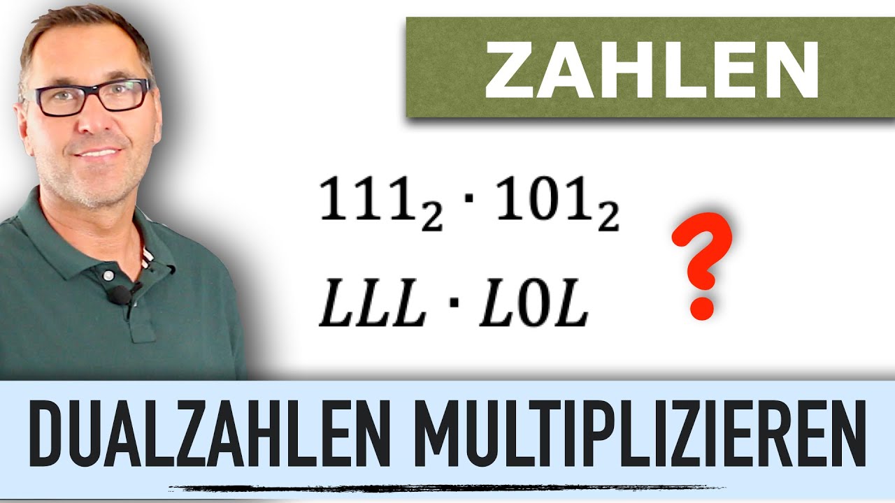 Wie multipliziere ich Binärzahlen? | Dualzahlen Multiplizieren | Rechnen im dualen System