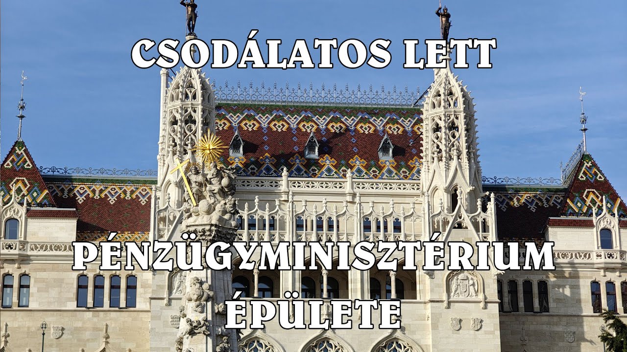 A Pénzügyminisztérium épülete ismét eredeti pompájában látható a Budai Várban