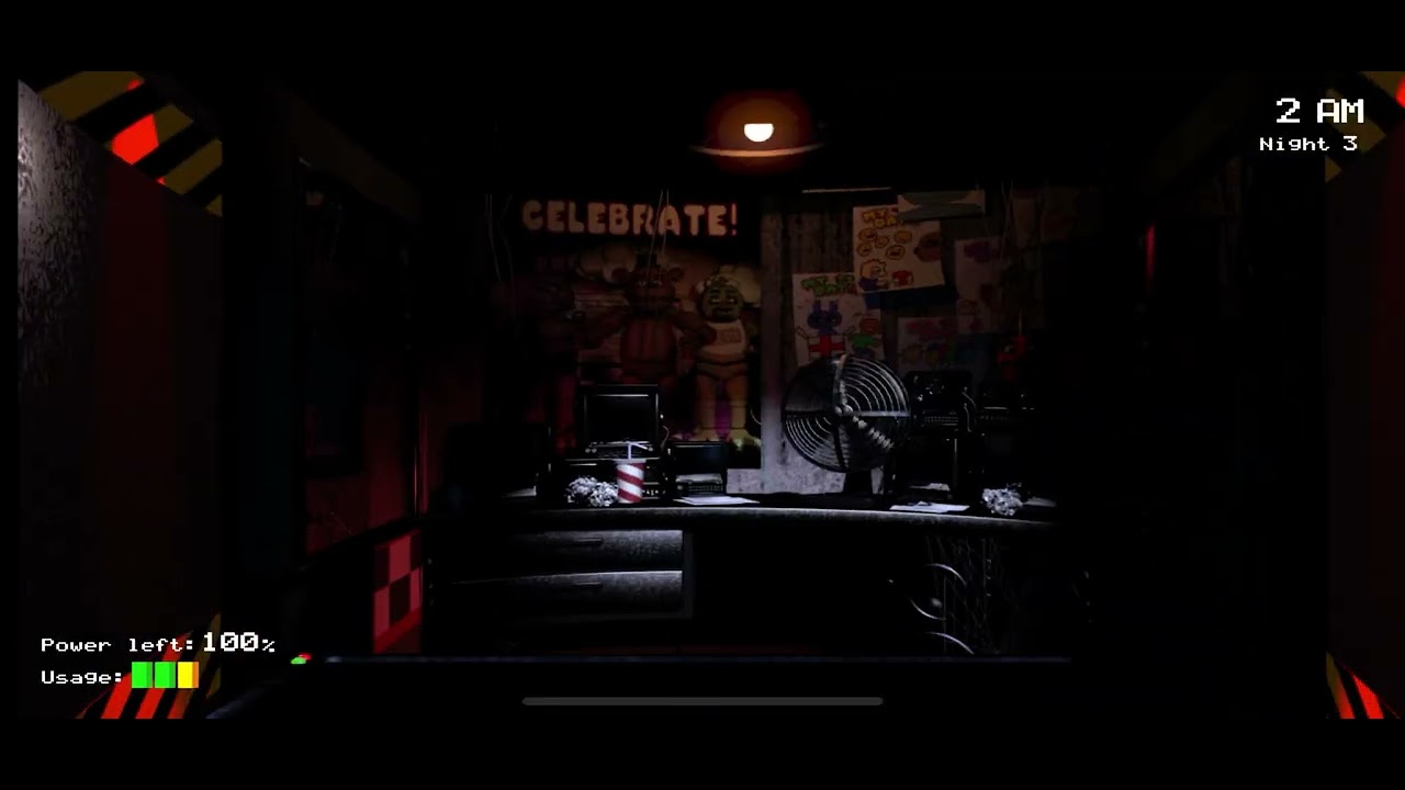 Five nights at Freddy’s  full game with 6th night and customs night with unlimited power 