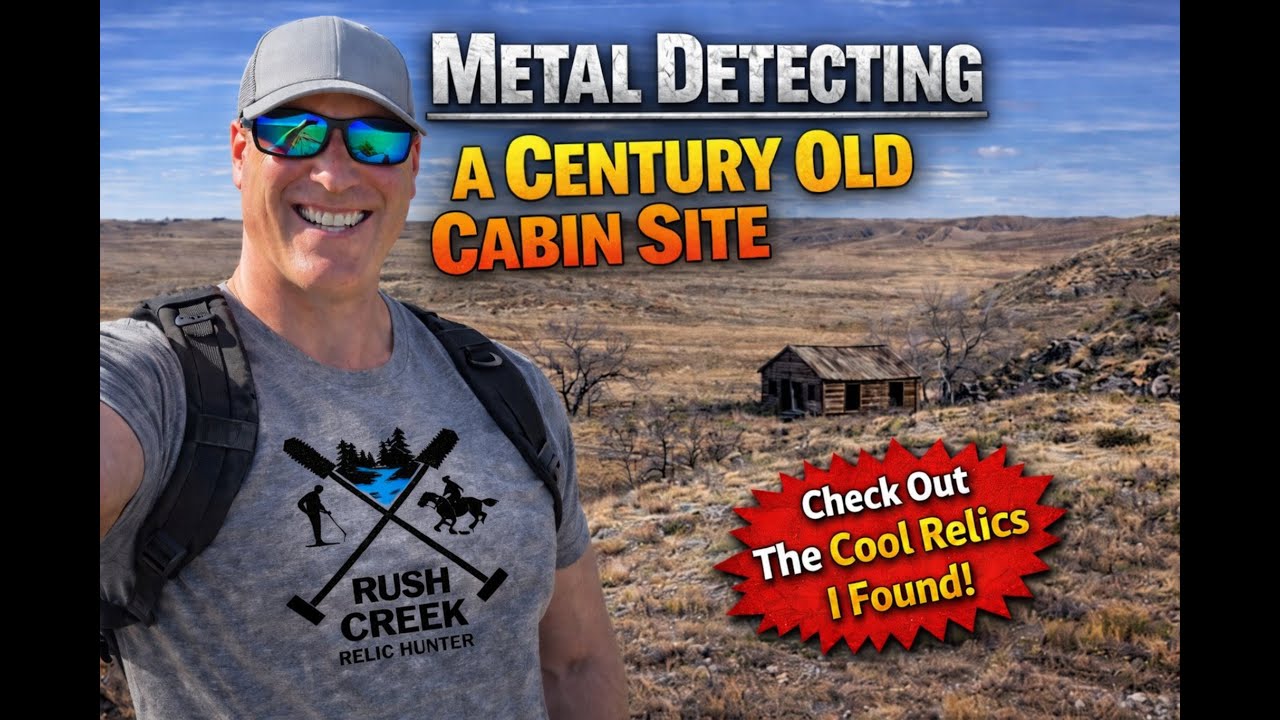 Metal Detecting Century Old Cabin Site