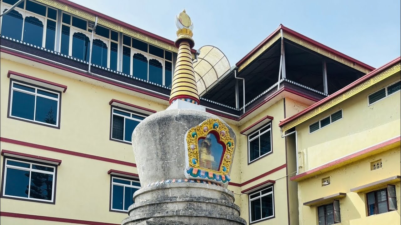 Bylakupee south India  || Chorten ||. Mingur Dorjee ,Namdroling Monastery,