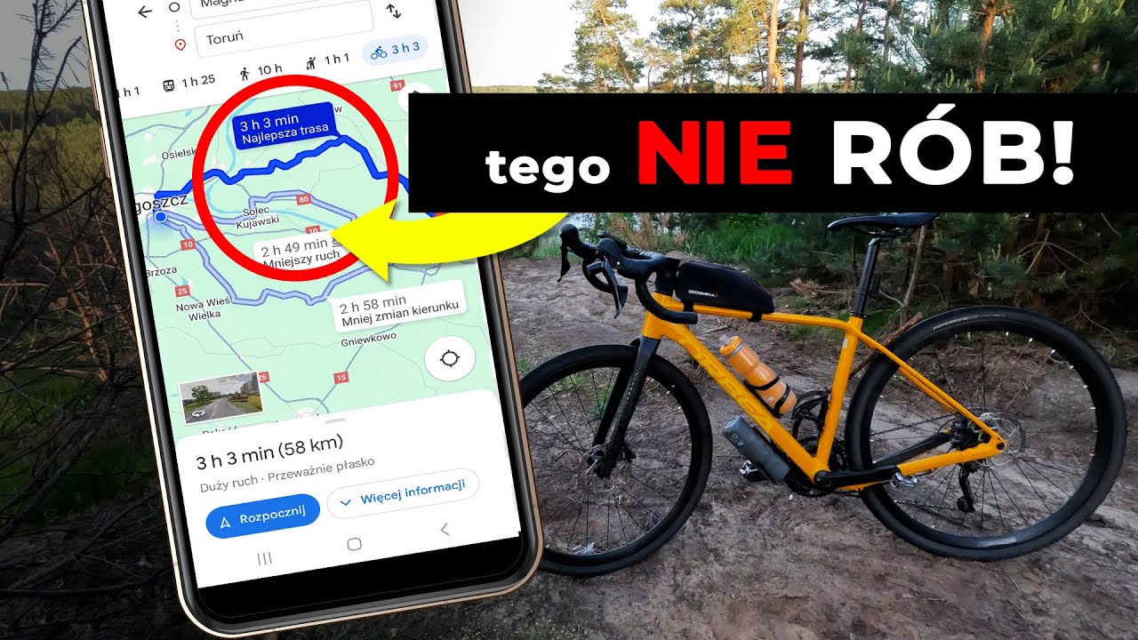 Moje 7 wskazówek jak zaplanować IDEALNĄ trasę na ROWER