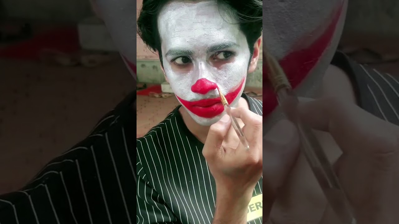 Joker Face painting 🤡 Don't miss the end 🔥🔥 Joaquin Phoenix 🎭