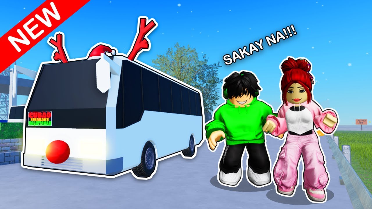 Pogi ng Driver kinilig tuloy si CRUSH | Drive a Bus | Roblox Esoni TV  (Tagalog)