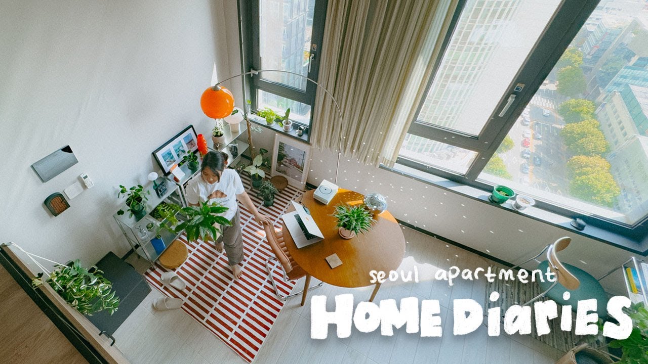 A cozy day at a korean loft | DIY home decor & summer days in seoul