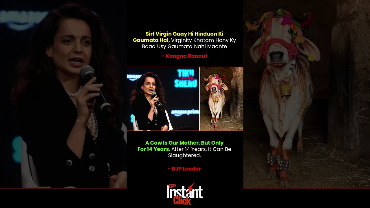 Kangana Ranaut & BJP Leader&rsquo;s Remarks on Cow Protection Spark Debate 🐄⚖️