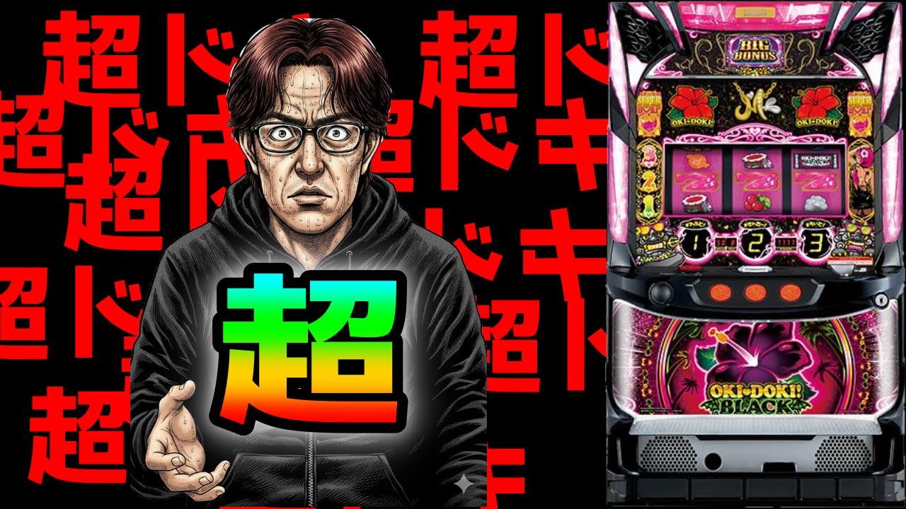 【沖ドキBLACK】君はドキドキの先を見たことはあるか？？【パチンコ、パチスロビュッフェスタイル】