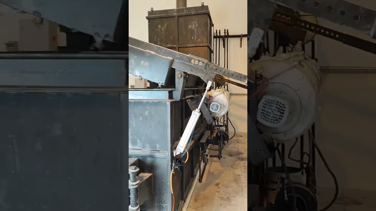 pnömatik kapak açıp kapatma #incinerator #yakmafirini #bakimonarim #mechanical