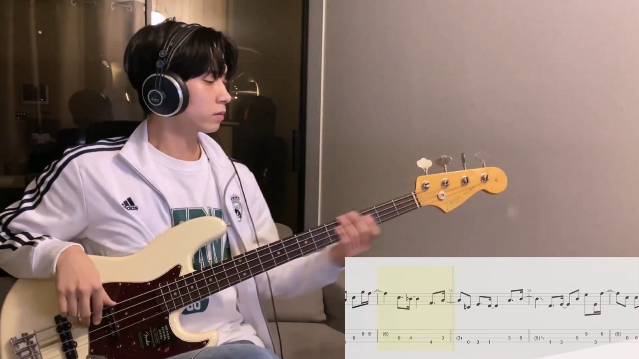 サチモス (Suchmos)「Pink Vibes」ベースTAB譜 (Bass Cover)