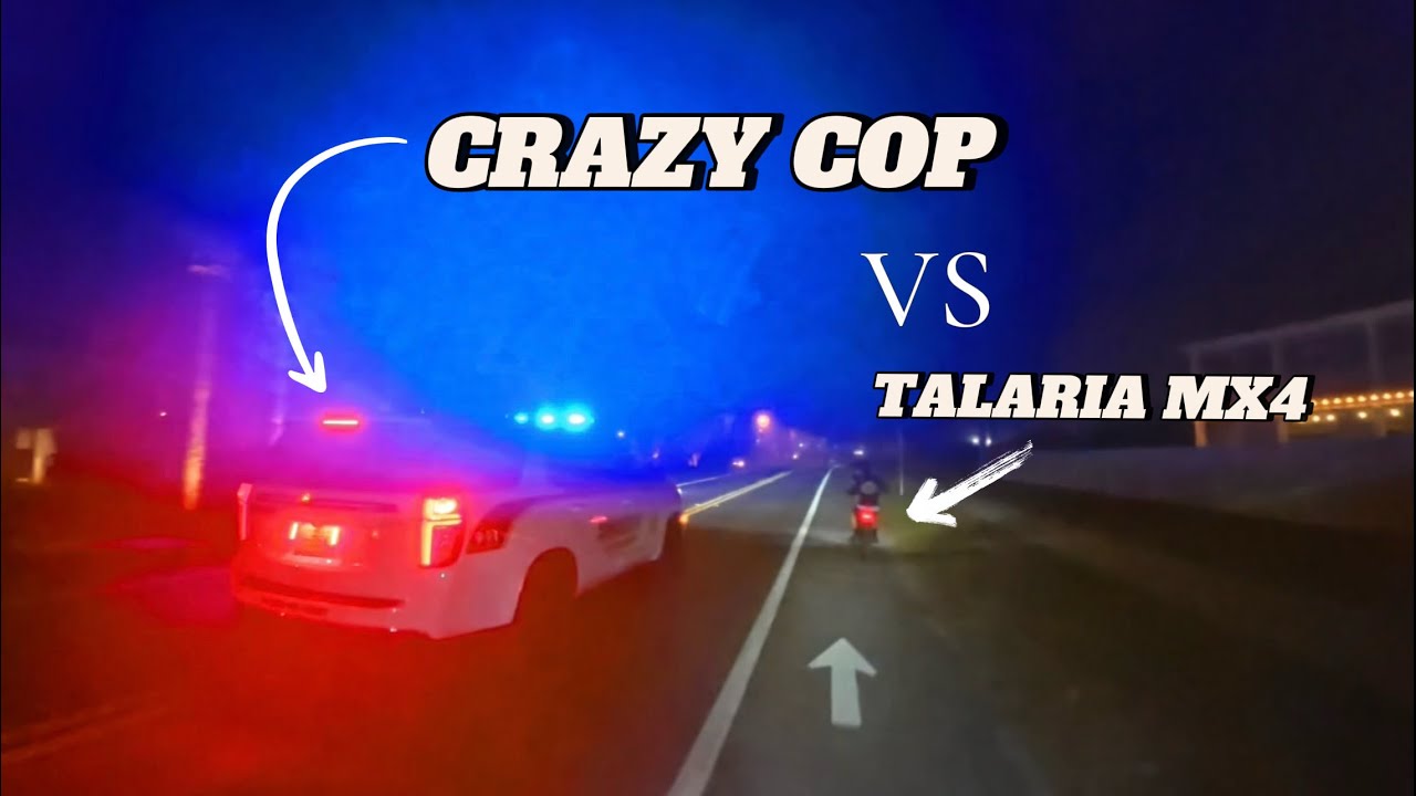 Crazy cop vs talaria mx4                                          #talaria #cops #ebike #ez #surron 