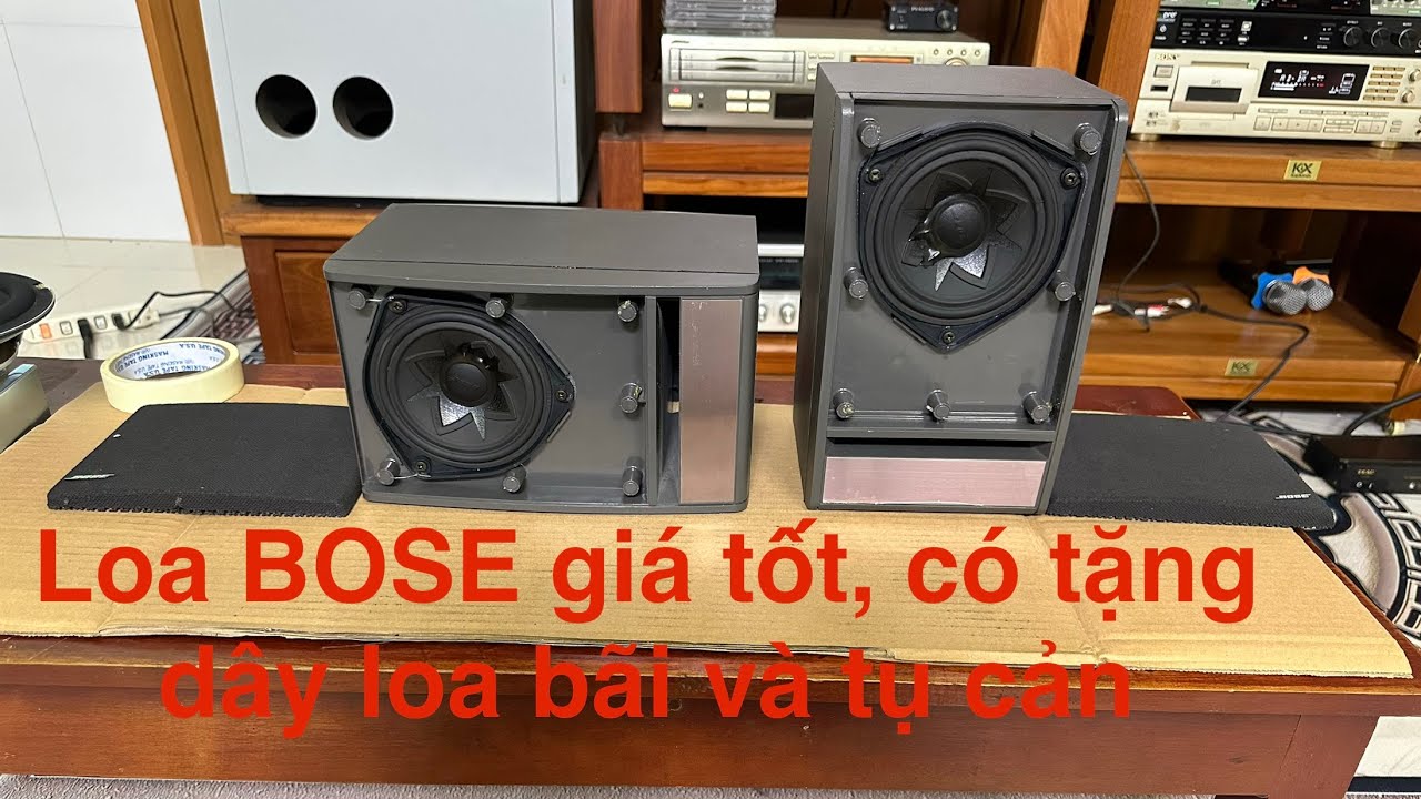 Loa BOSE 141 Hàng Mỹ xịn, giá tốt lắm, làm lao trợ lời nó phê tới nóc, có tặng dây loa và tụ cản