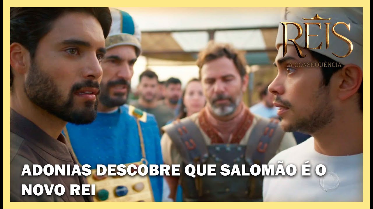 Adonias descobre que Davi constituiu Salomão a rei | NOVELA REIS
