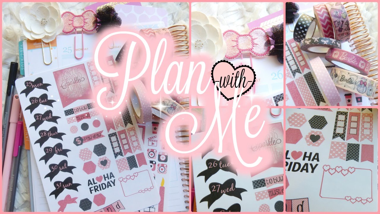 Plan With Me! Barbie Theme in my Erin Condren Life Planner