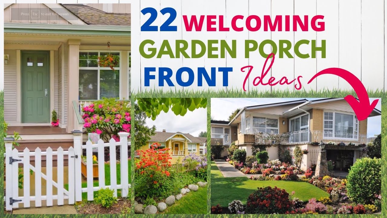 22 Welcoming Front Porch Garden Ideas