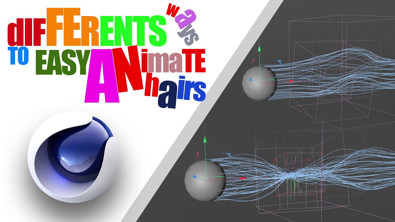 differents ways to animate hair