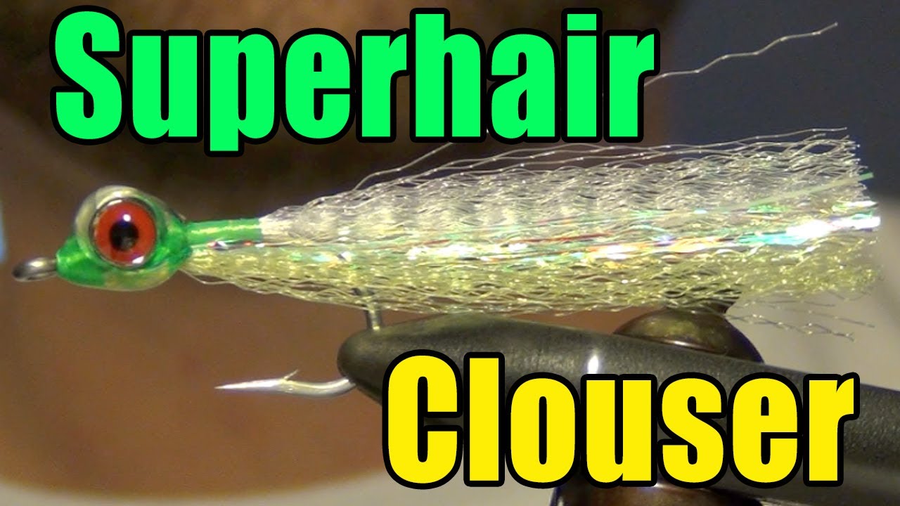 Super Hair Clouser Minnow - Great All Purpose Saltwater Baitfish Fly Pattern