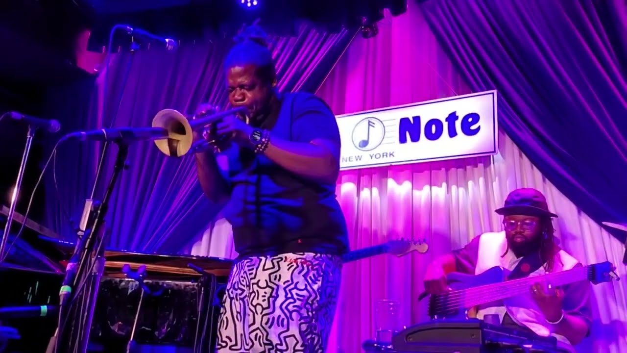The mugician - Keyon HARROLD at the Blue Note jazz club New-York August 2023