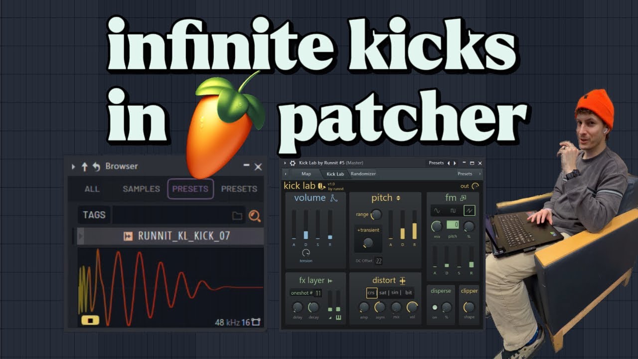 I Built an Infinite Kick Generator in FL Studio | Kick Lab