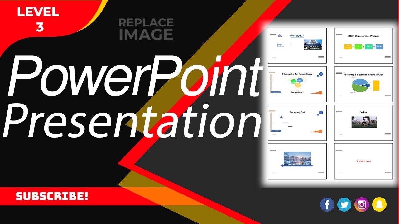 PowerPoint presentation || Computer Operation, Level 3 | Professional PowerPoint Presentation