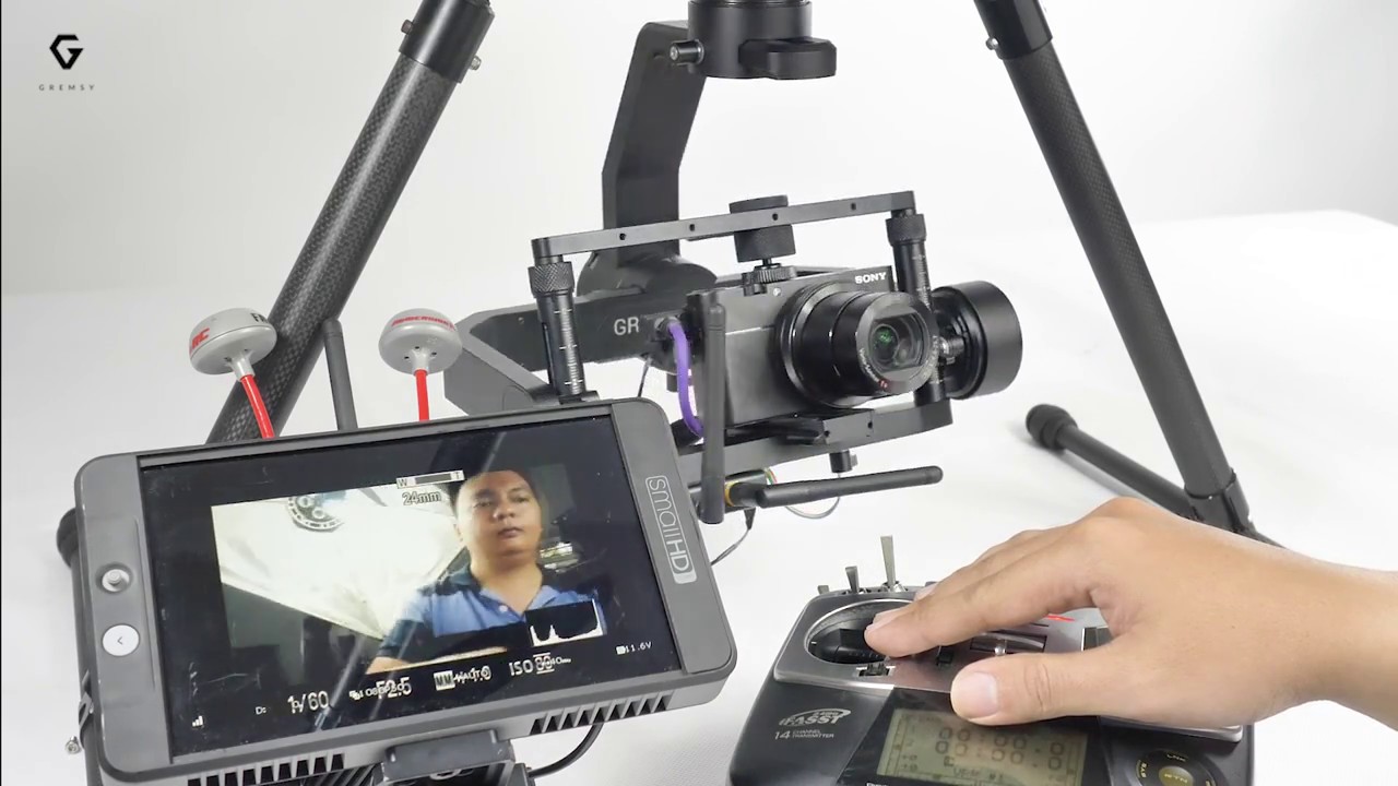 Gremsy T3 - Installing RX100V and Seagull UAV