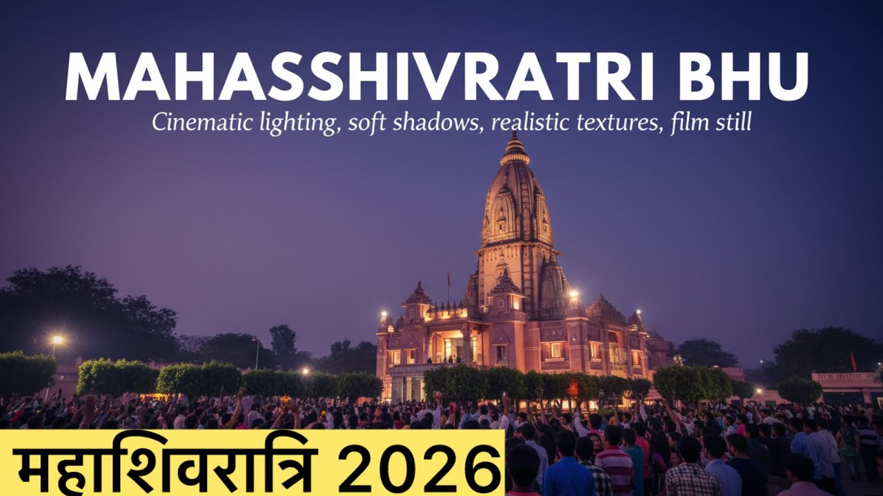Mahashivratri Celebration at Vishwanath Temple | BHU Vlog | Divine Night in Banaras 🌙🕉️