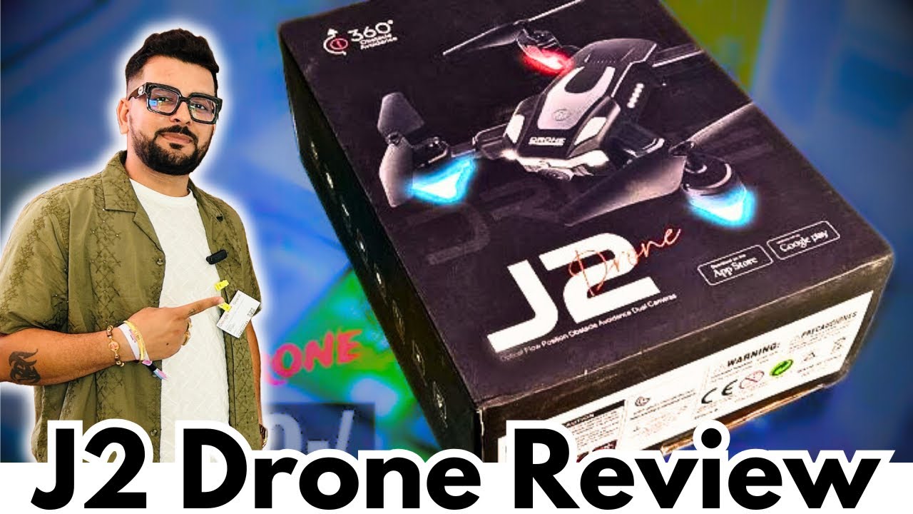 Best Dual Camera Drone Testing 🔥J2 drone With 2 battery