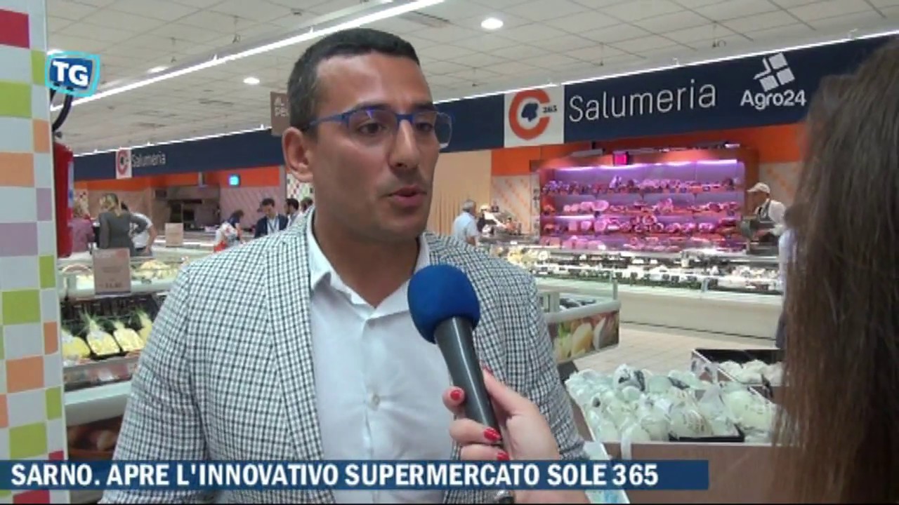 Sarno. Salerno. Apre l'innovativo supermercato Sole365