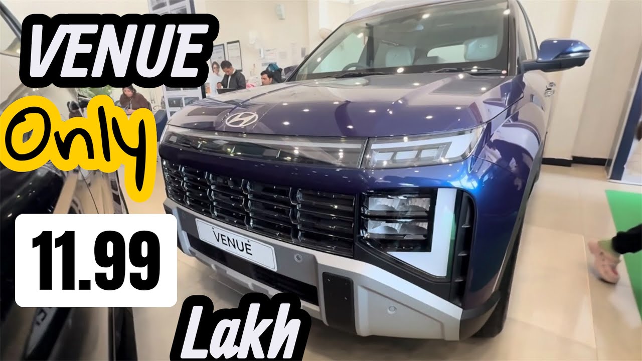 All new Hyundai venue (itne features ke sath ) only 11.99 lakh rupess 