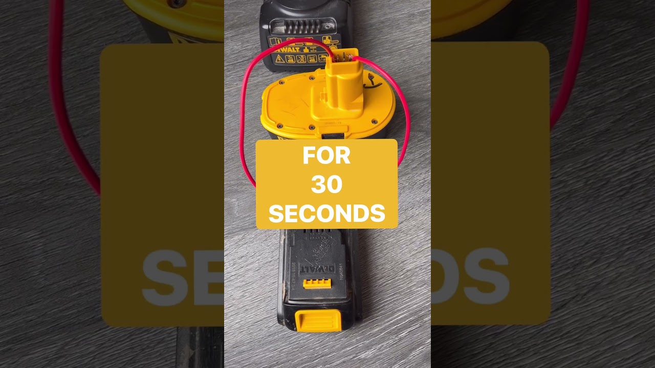Repair dead DeWALT battery - DeWalt Battery Won&rsquo;t Charge