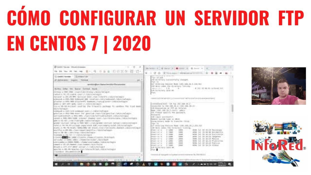 📌 📂 Cómo Configurar un Servidor FTP en CentOS 7 Usando VMware ✅