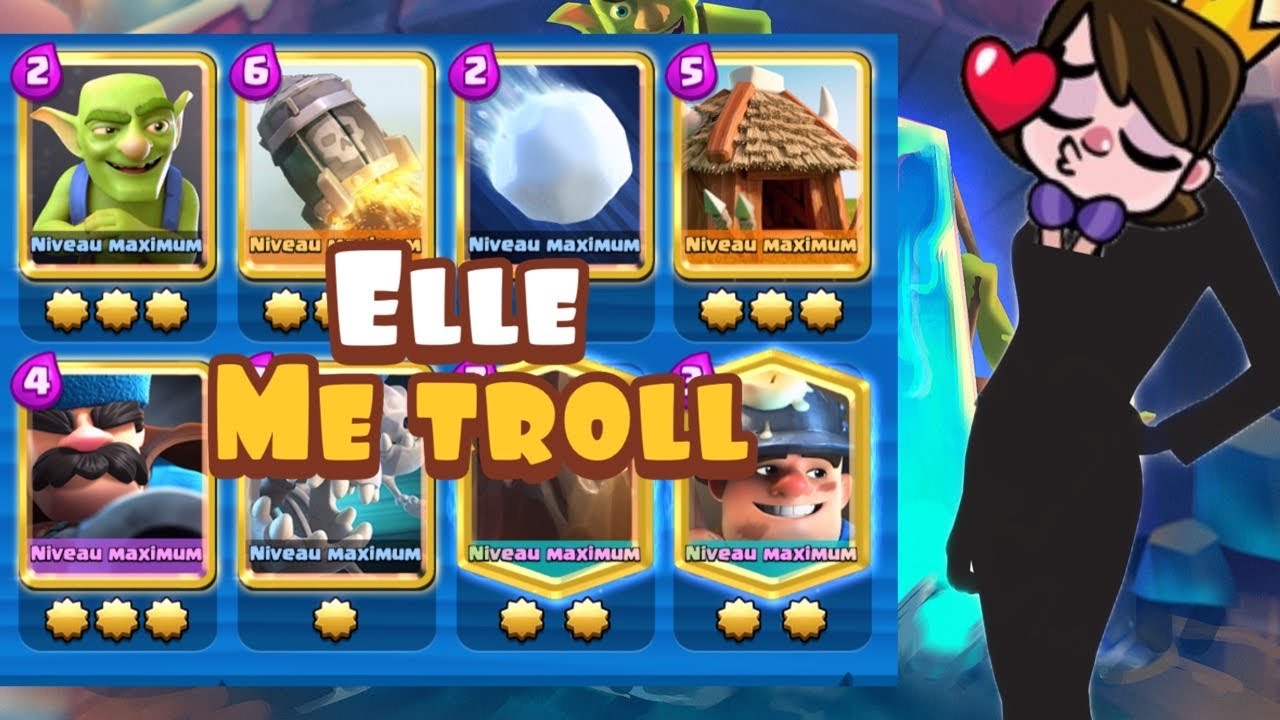 Je joue en TOP LADDER avec des decks cr&eacute;es par madame Ouahleouff !