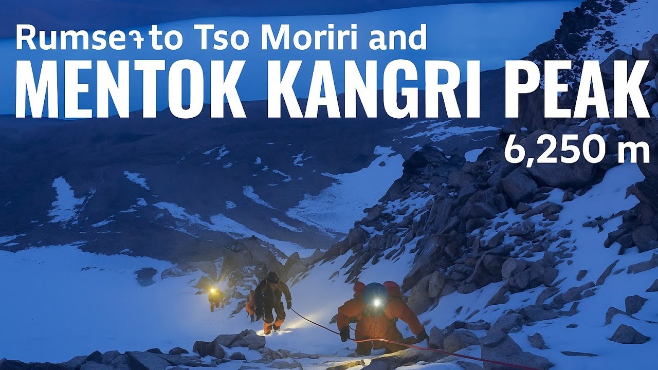 Rumse to Tso Moriri Trek & Mentok Kangri II Summit | Mountaineering Expedition in Ladakh | 
