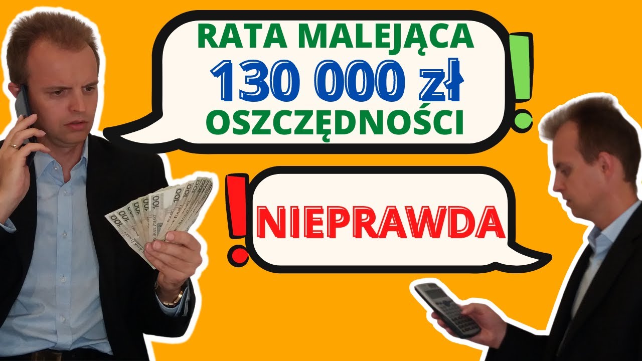 Rata malejąca nie ma sensu. Dlaczego? - Kredyt hipoteczny (2022)