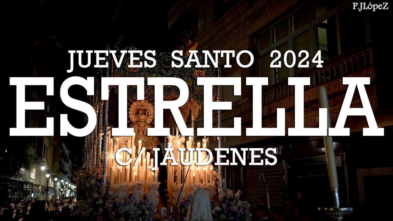 [4K] EN LA CALLE: Virgen de la Estrella C/Jáudenes - Granada 2024