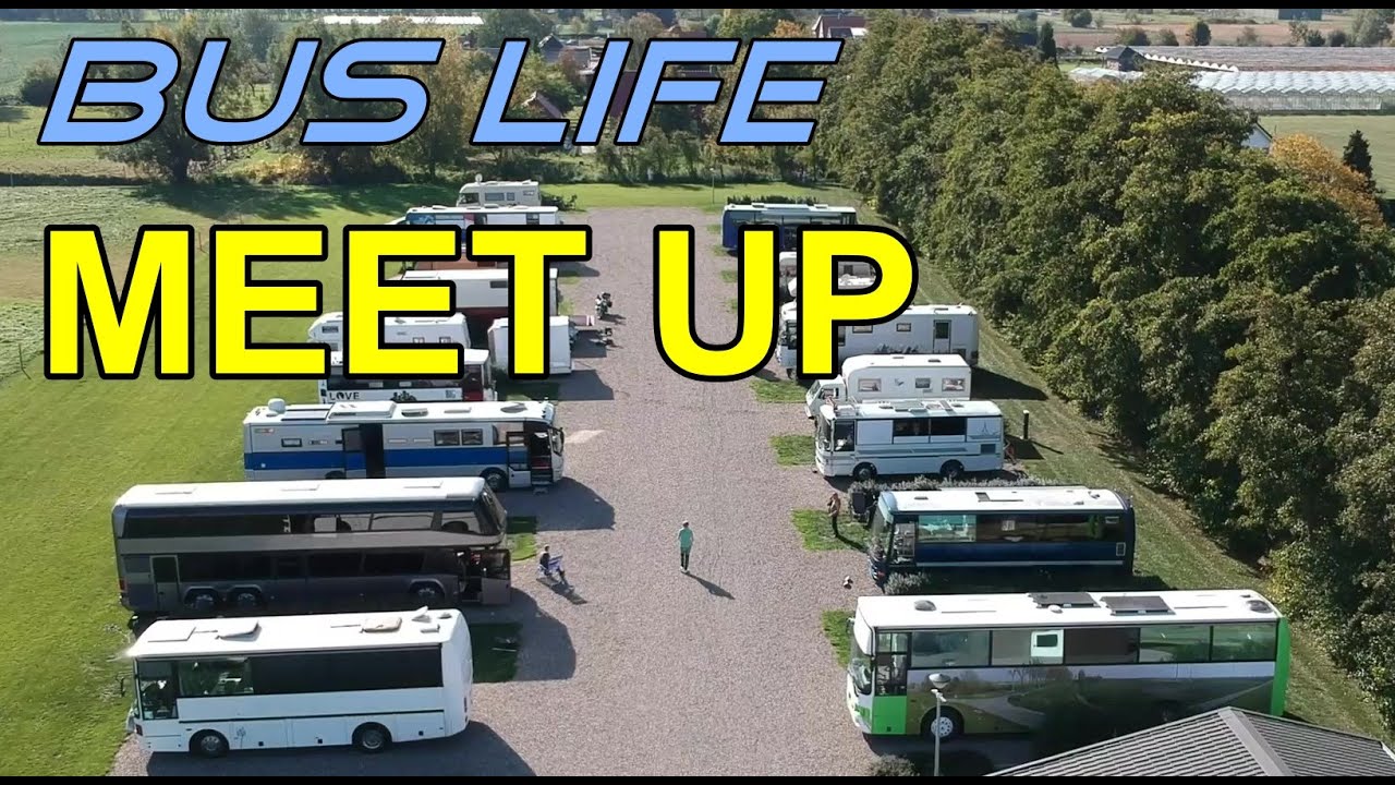 Bus Life - RV converted buses meeting @ camperplaats Lingewaard