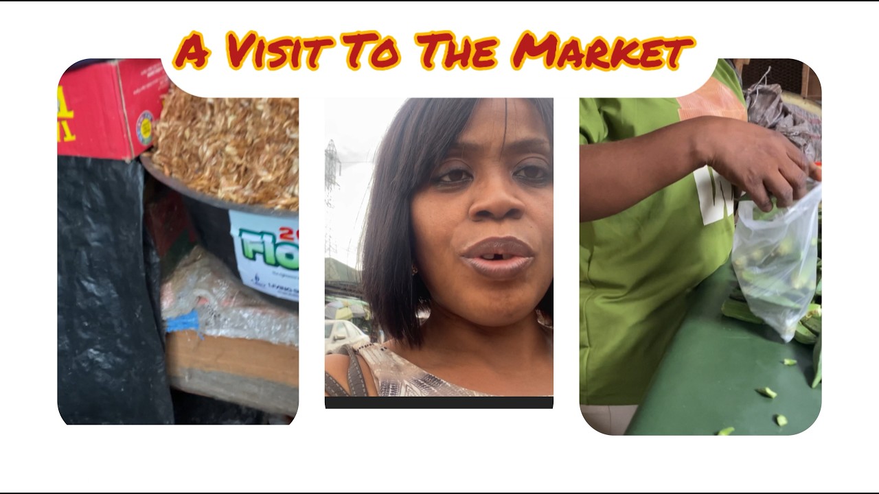 From Market to Pot! Buying Fresh Ingredients & Cooking Delicious Ogbono Soup