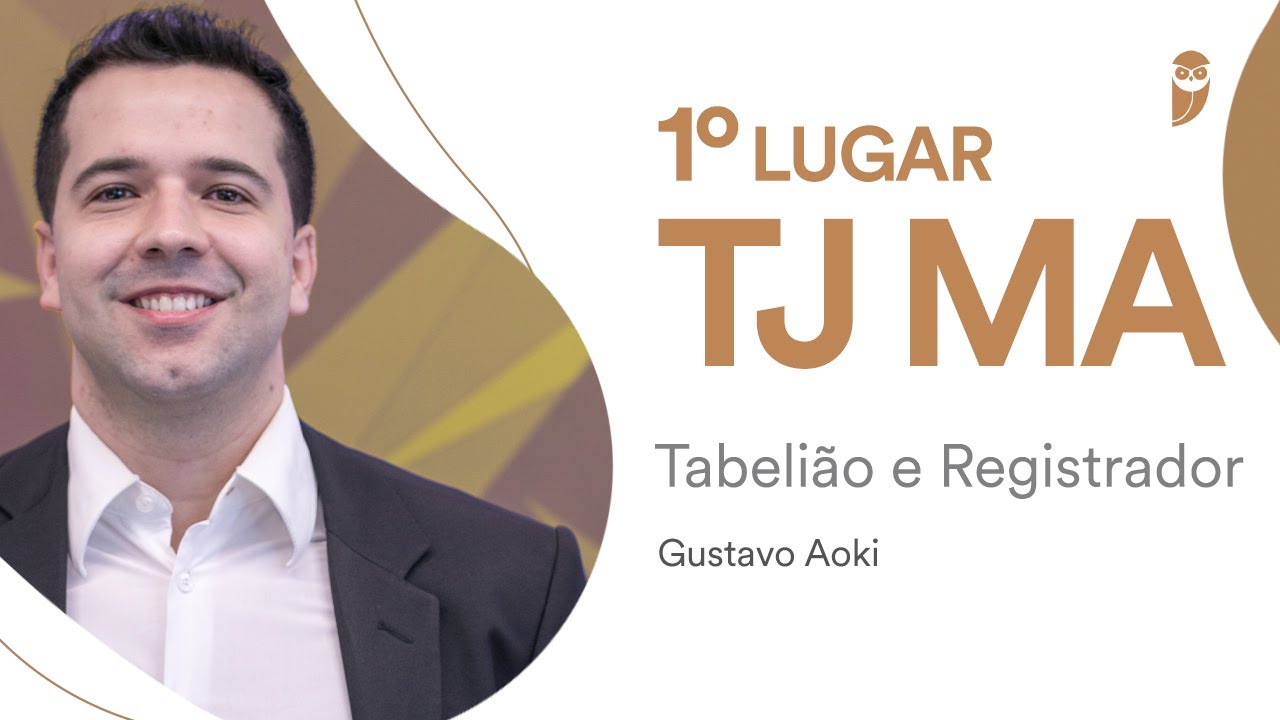 Cartório TJ MA: Conheça Gustavo Aoki, aprovado em 1º lugar para Tabelião e Registrador